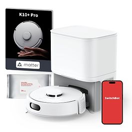 SwitchBot - Mini Robot Vacuum K10+ Pro / White