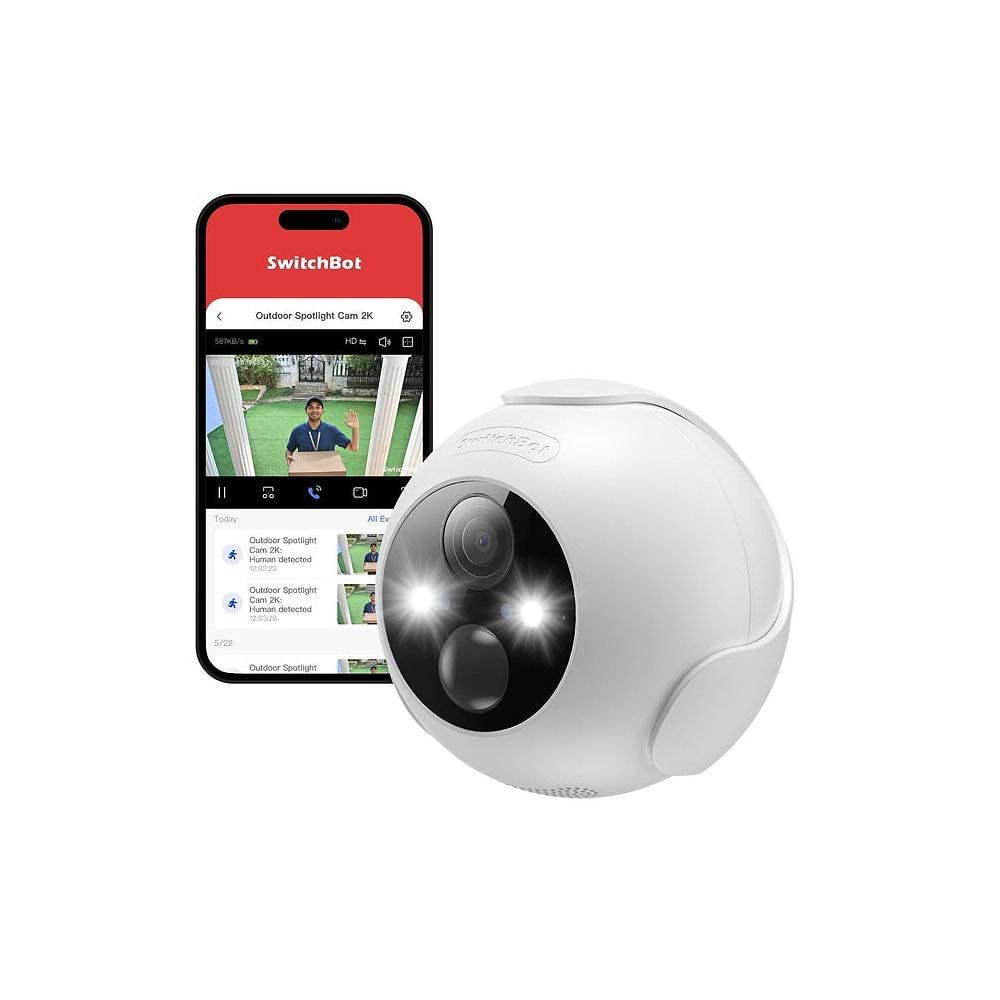 SwitchBot - Outdoor Spotlight Camera 2K / White