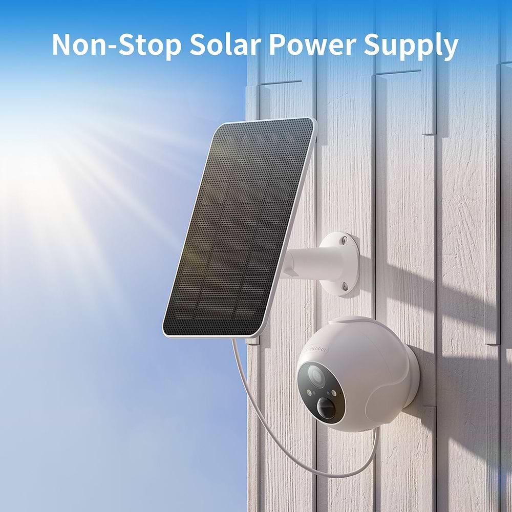 SwitchBot - Solar Panel for Outdoor Spotlight Cam / White