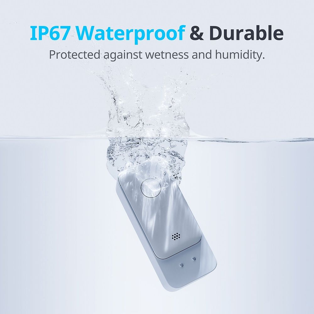 SwitchBot - Water Leak Detector with Sensor Cable / White
