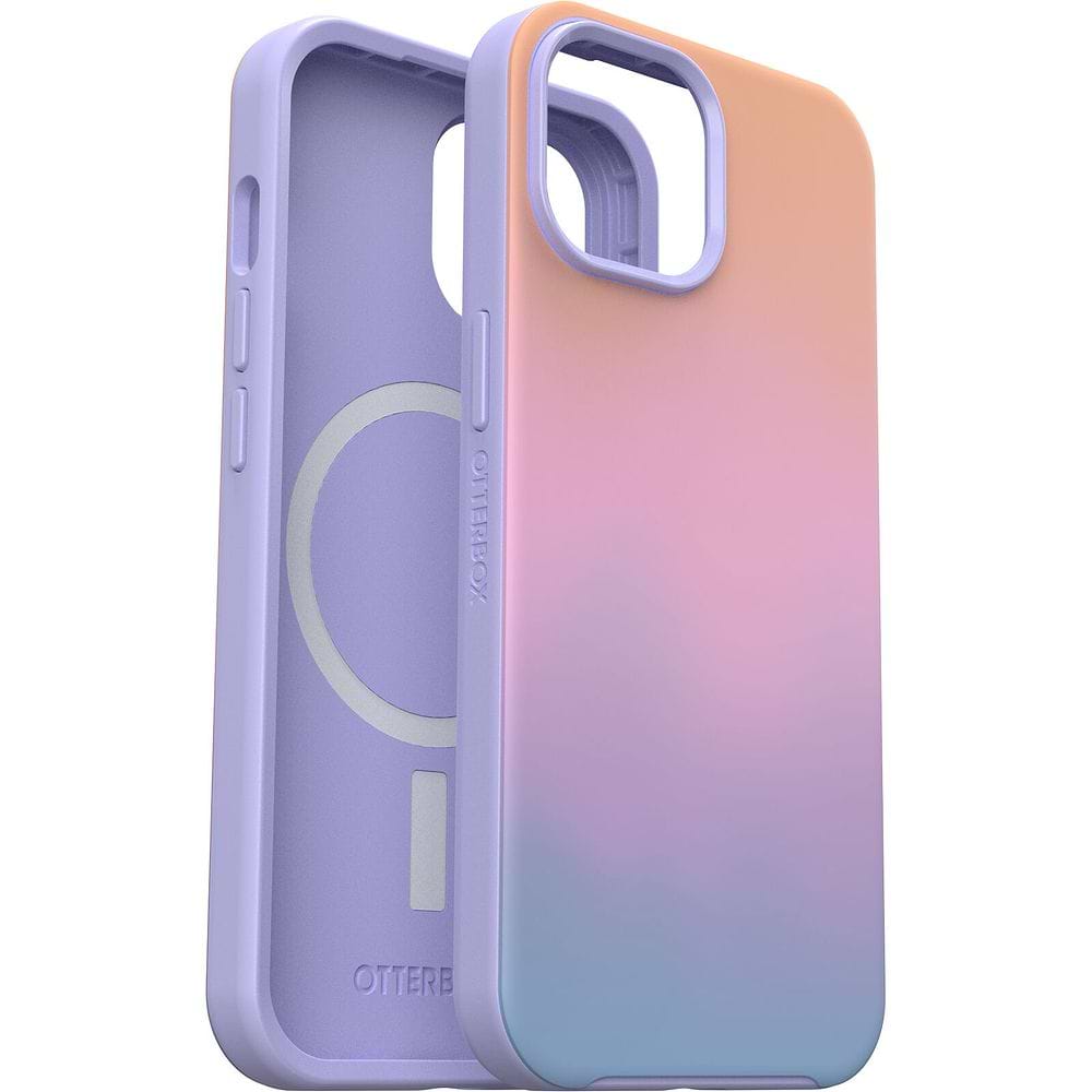 OtterBox Symmetry MagSafe Case for iPhone 15 purple
