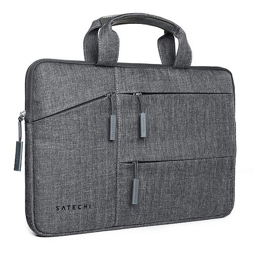 Satechi - Water-Resistant Laptop Carrying Case with Pockets (Up to 15-inch) / Gray