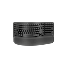 Logitech - Wave Keys (Wireless Ergonomic) / Graphite