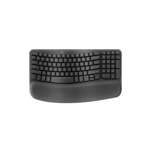 Logitech - Wave Keys (Wireless Ergonomic) / Graphite
