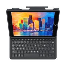 Zagg - Pro Keys Keyboard & Case for iPad 10.2 (7th/8th/9th Gen) / Black