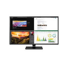 LG - 42.5 UHD HDR 4K USB-C Monitor / Black