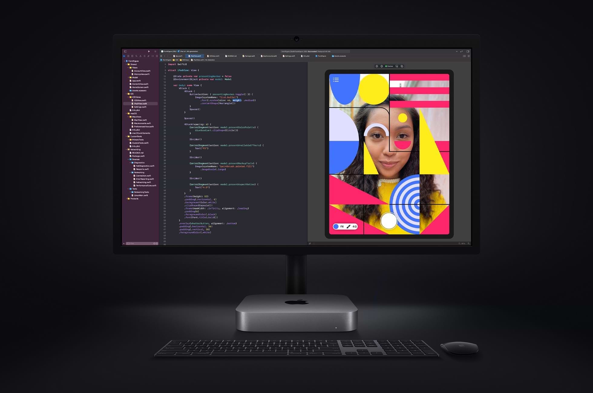 מק מיני מריץ תוכנת XCode