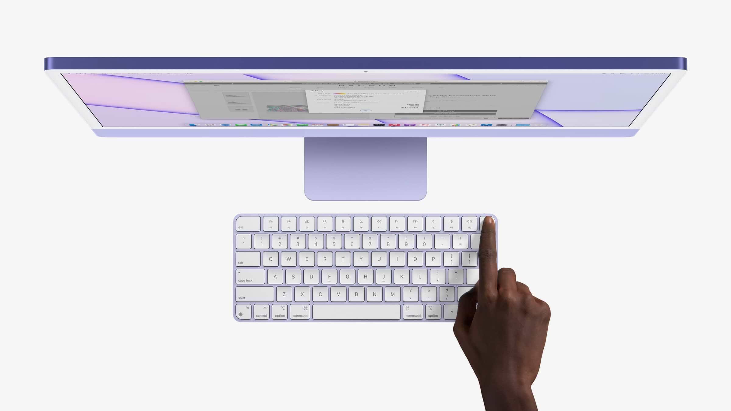 Touch ID באיימק טאץ איי די