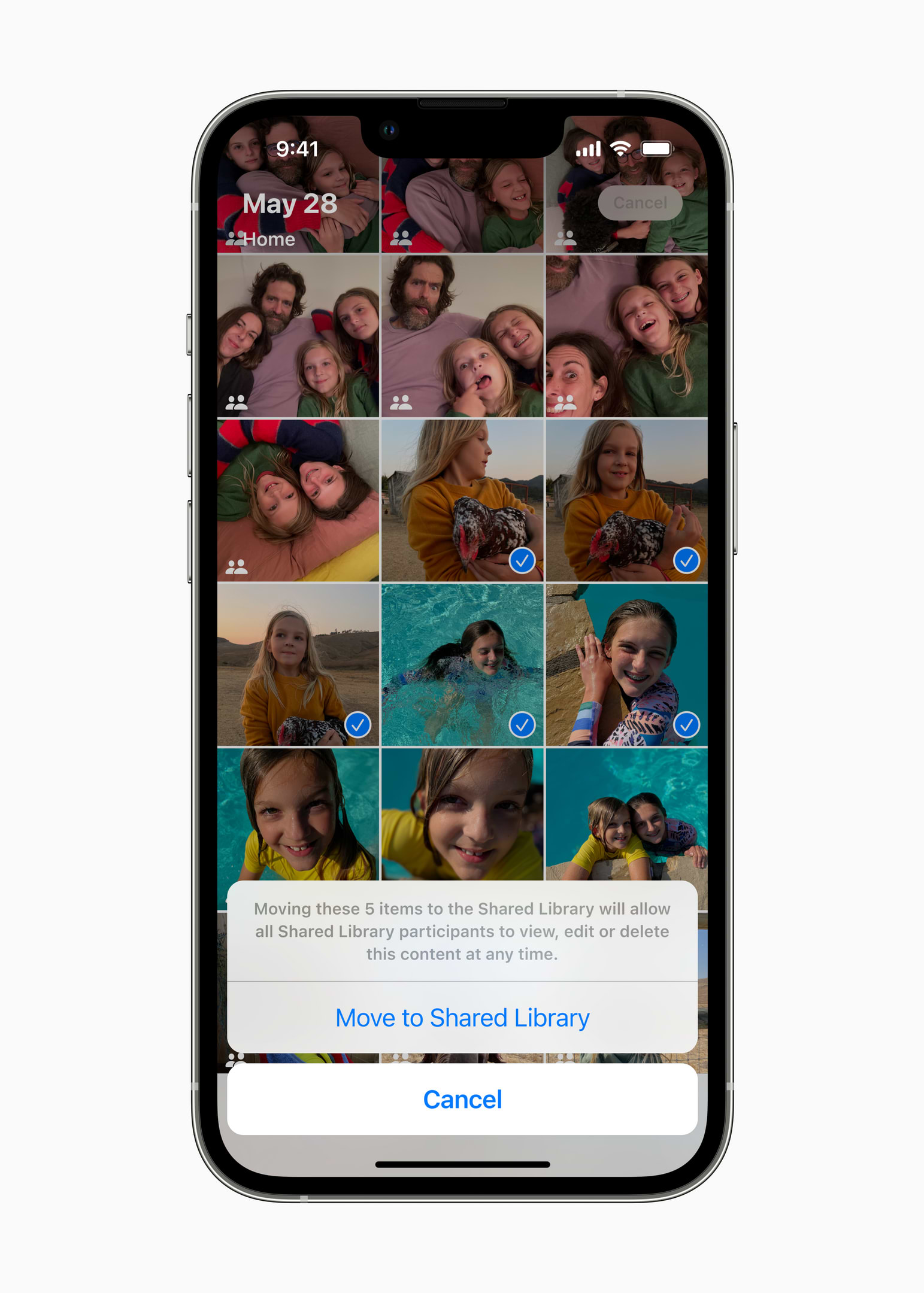 iCloud Shared Photo Library