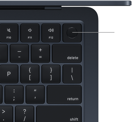 Backlit Magic Keyboard with Touch ID.