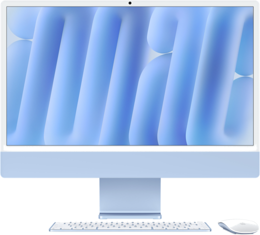 iMac (איימק) 24 אינץ׳ עם שבב M4 בצבע כחול
