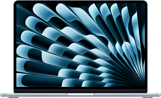 MacBook Air (מקבוק אייר) עם שבב M5 בצבע Sky Blue