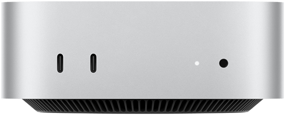 Mac mini — מבט מלפנים