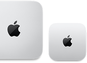 Mac mini החדש לצד הדגם הקודם