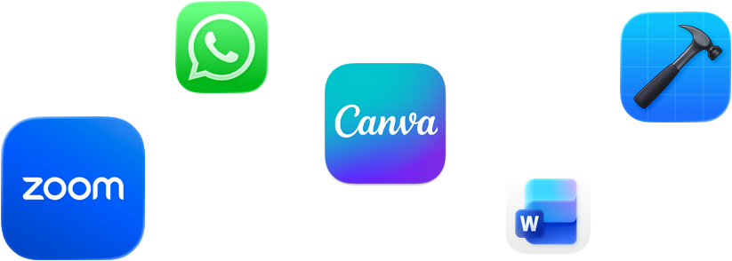WhatsApp,‏ Zoom,‏ Canva ועוד