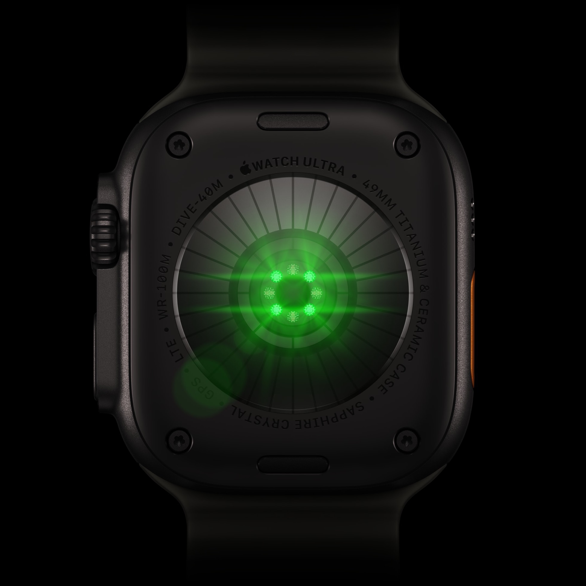 Apple Watch Ultra 4 מציג את אפליקציית Heart Rate עם מדידת דופק רציפה. צילום: Apple