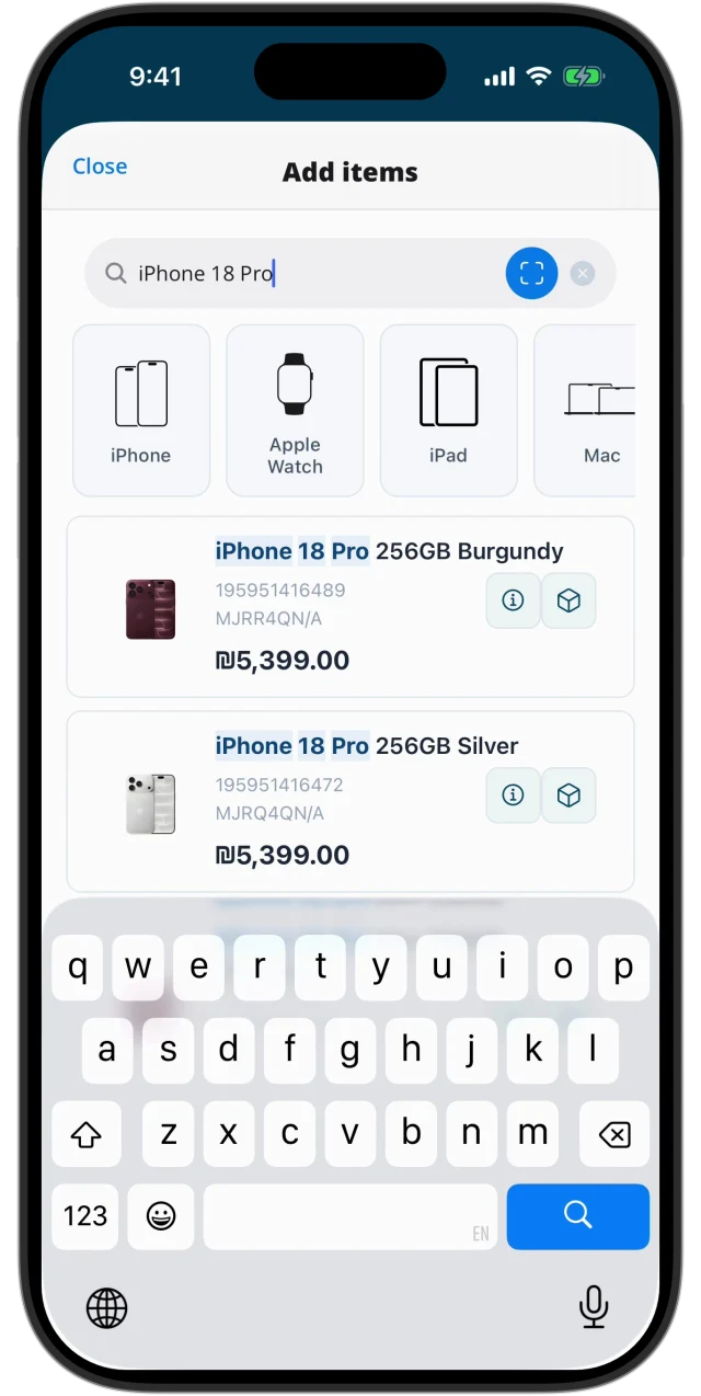 Product search